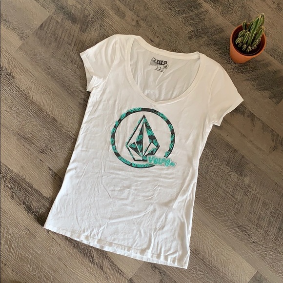 🪐Volcom V-Neck T-Shirt - Picture 1 of 2